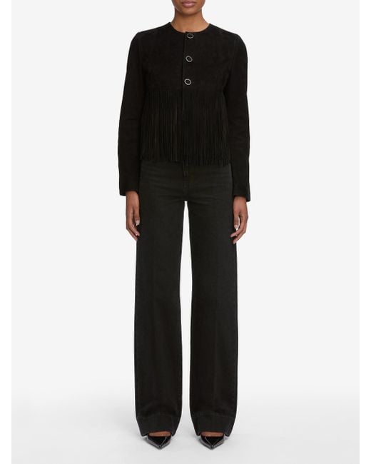 FRAME Black The Saddle Jacket