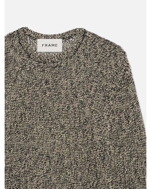 FRAME Natural Linen Marl Sweater for men