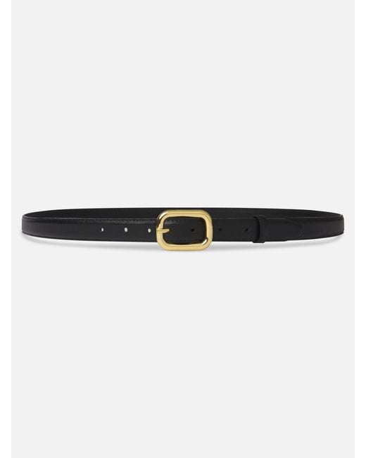 FRAME White The Rounded Buckle Belt