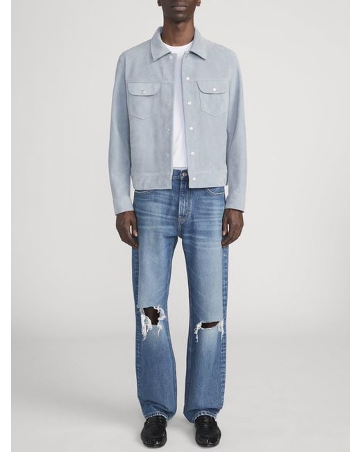 FRAME Blue Relaxed Jean for men