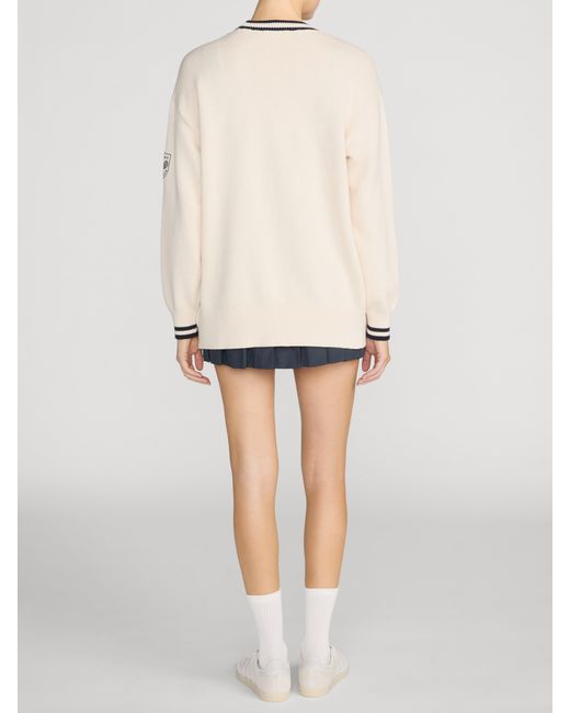 FRAME Natural The Tennis Oversized Cardigan