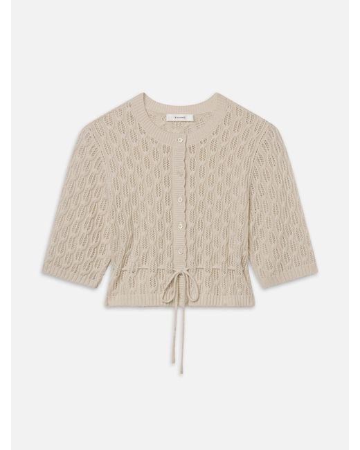 FRAME Natural The Clover Cardi