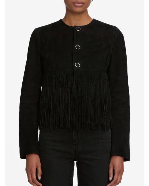 FRAME Black The Saddle Jacket