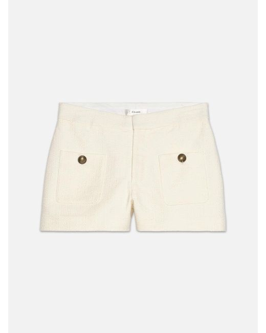 FRAME Natural Patch Pocket Trouser Short