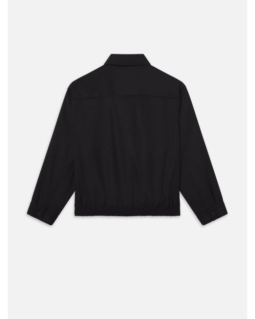 FRAME Black Wool Cashmere Blouson for men