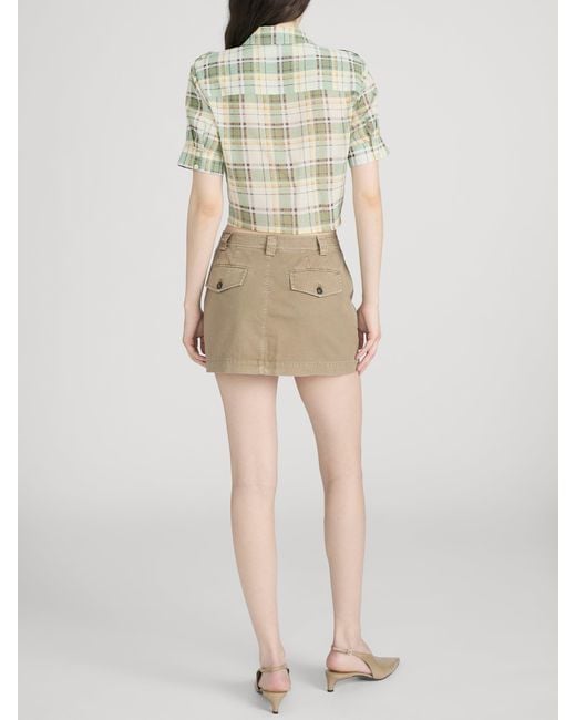 FRAME Natural The Utility Skirt