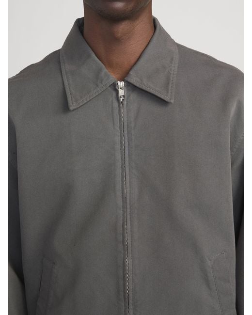 FRAME Gray Canvas Trucker Jacket