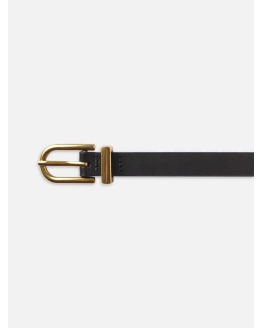 FRAME White Petit Simple Art Deco Belt