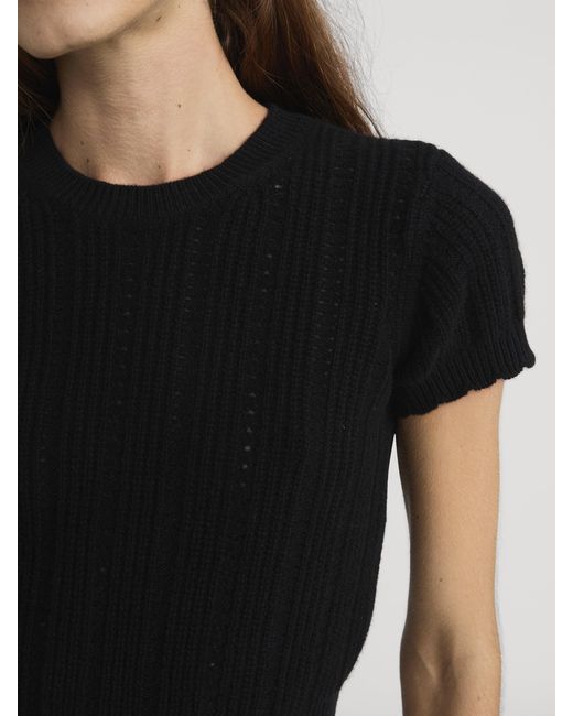FRAME Black The Getaway Top