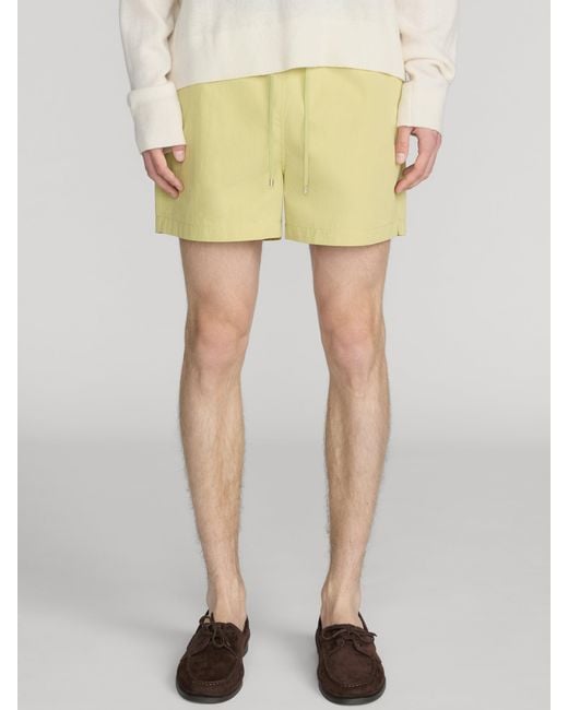 FRAME Green Nylon Lined Short for men