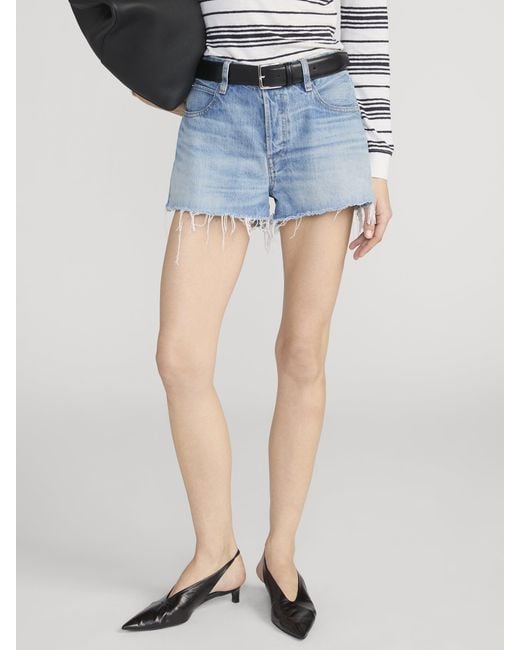 FRAME Blue The Hang Short