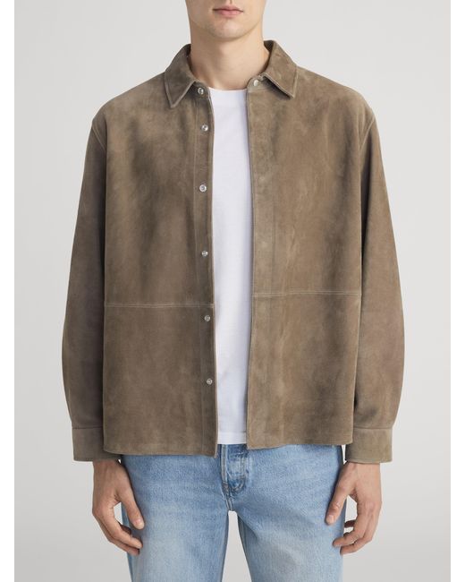 FRAME Natural Suede Shirt for men