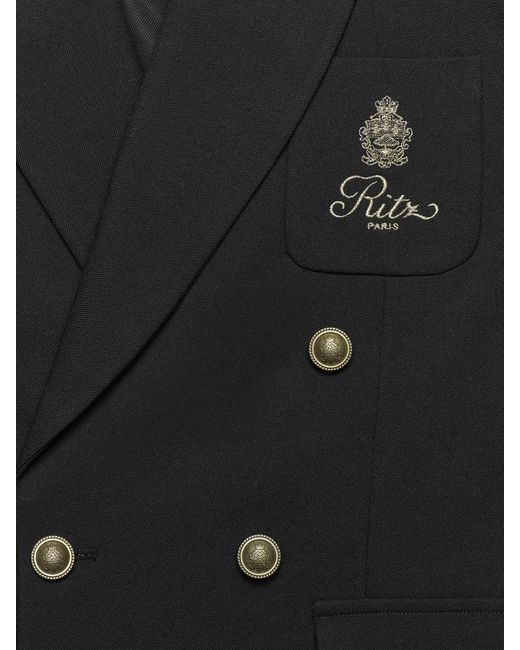 FRAME Black Ritz Club Blazer