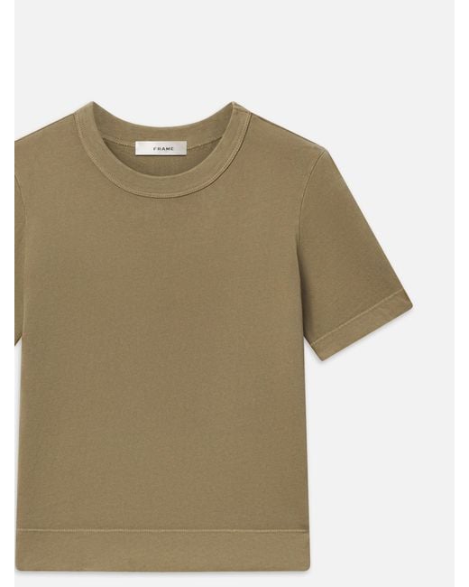 FRAME Green The Boxy Tee