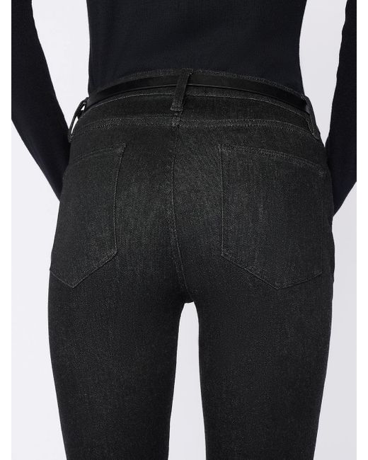 FRAME Black Le Shape High Skinny