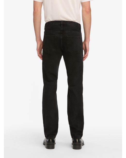 FRAME Black The Straight Jean for men