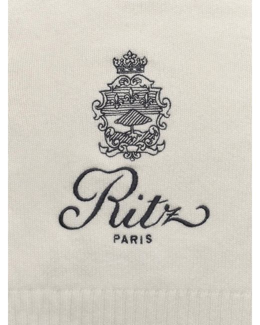 FRAME White Ritz Cashmere Sweater