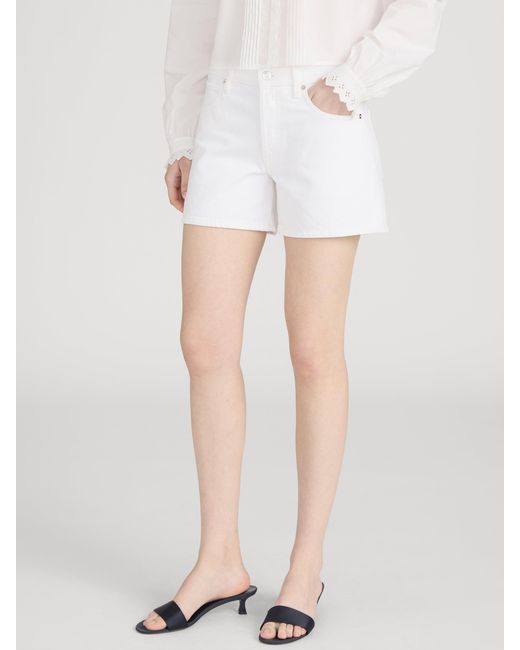 FRAME Blue The Long Hang Short