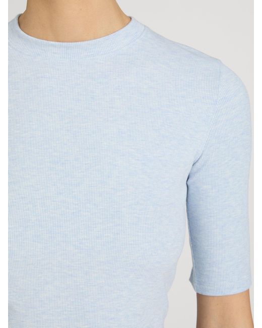 FRAME White The Heather Rib Crew
