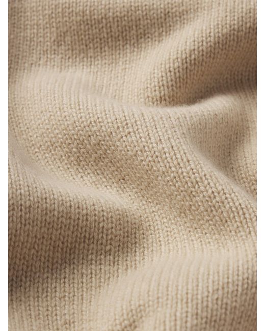 FRAME Natural The Cashmere Scholar Crew