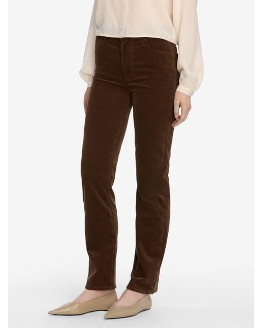 FRAME Brown Le Sleek Straight Corduroy