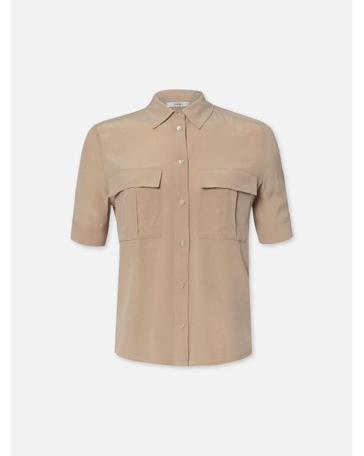 FRAME Natural Patch Pocket Button Down