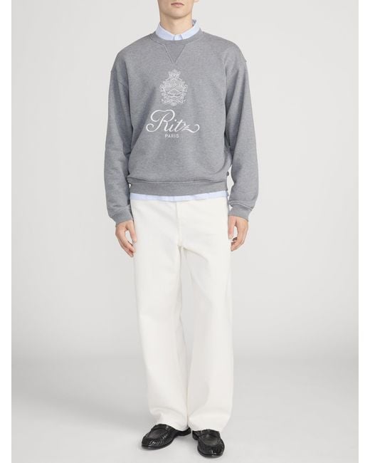 FRAME Gray Ritz Sweatshirt