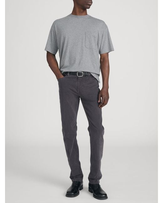 FRAME Blue Modern Straight Stretch Twill for men