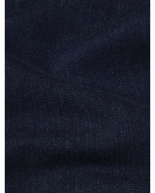 FRAME Blue The Straight Trouser
