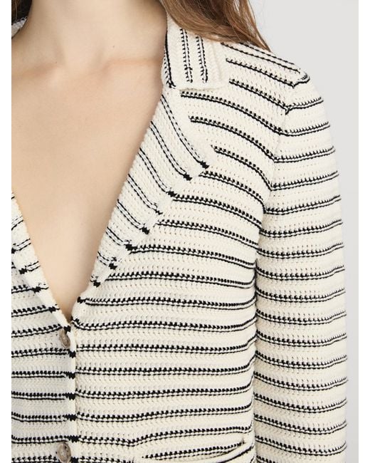 FRAME White The Crochet Blazer