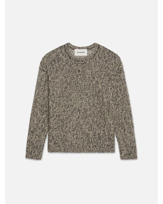 FRAME Natural Linen Marl Sweater for men