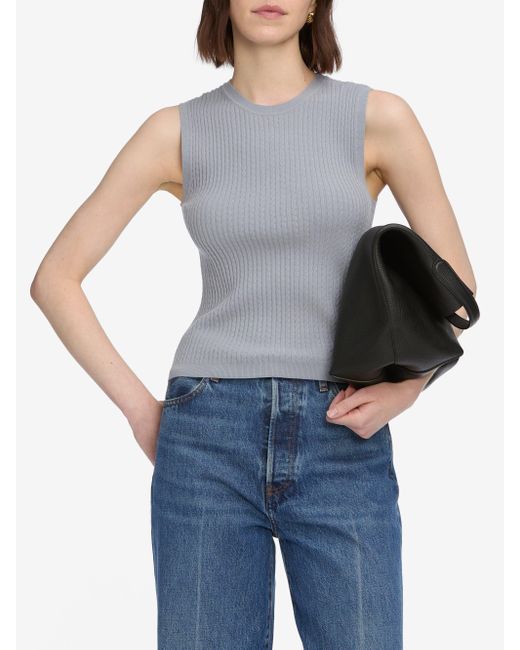 FRAME Gray The Fine Cable Tank