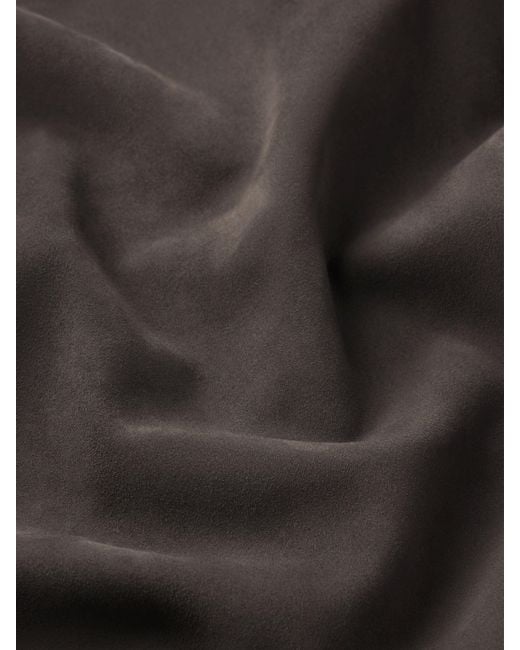 FRAME Brown Suede Bomber Jacket for men