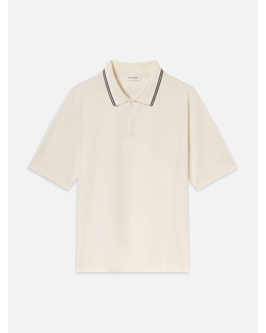 FRAME White Light Pique Polo for men