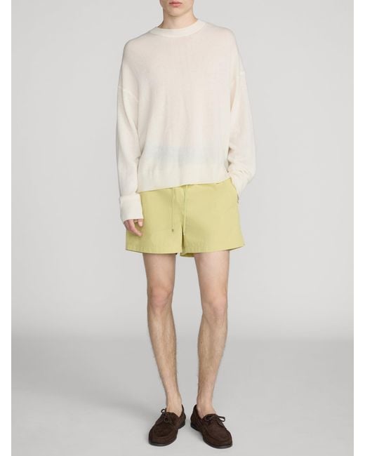 FRAME Green Nylon Lined Short for men