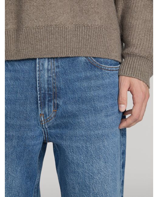 FRAME Blue Relaxed Jean for men