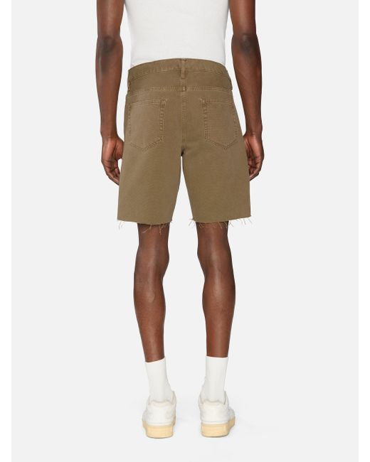 FRAME Natural Relaxed Short Raw Hem