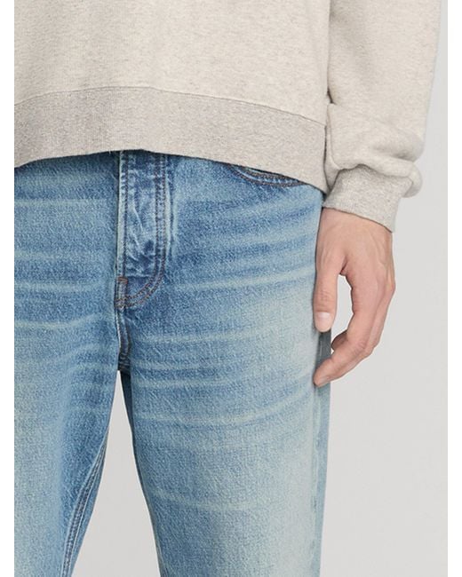 FRAME Blue The Straight Jean for men