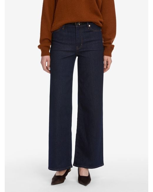 FRAME Blue Le Slim Palazzo Jeans