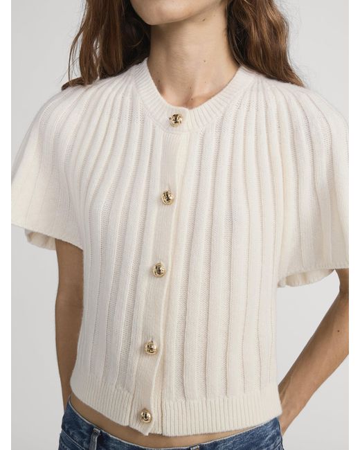 FRAME White The Flutter Cardi