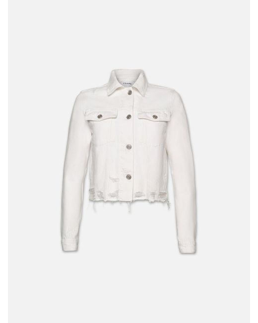 FRAME White Le Vintage Jacket