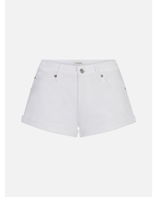 FRAME White The Darling Short