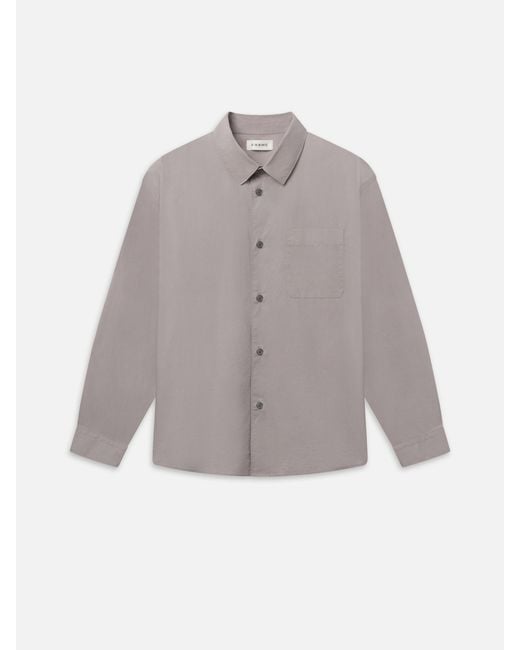 FRAME Gray Cotton Shirt for men