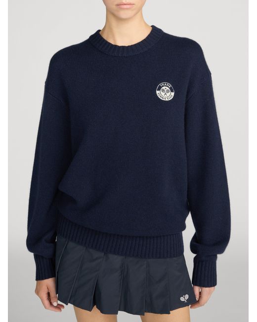 FRAME Blue Cashmere Sweater for men
