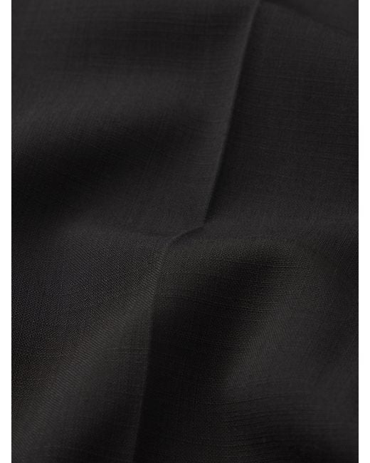 FRAME Black Tropical Wool Trouser for men