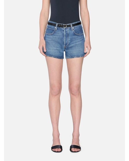 FRAME Blue The Hang Short