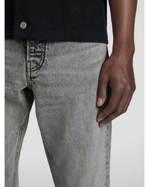 FRAME Gray The Straight Jean for men
