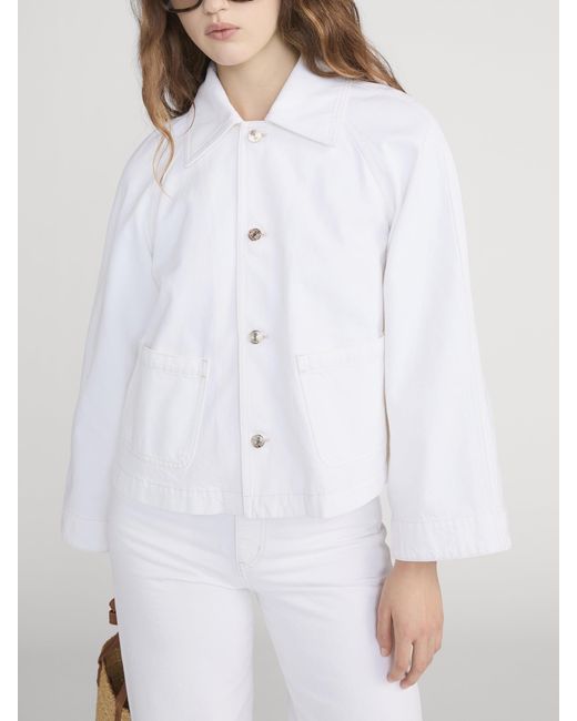 FRAME White The Swing Jacket