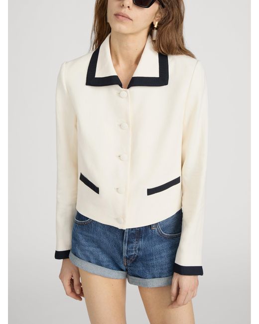 FRAME Natural The Cabana Jacket