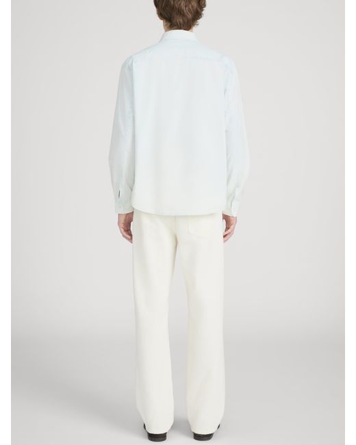FRAME White Classic Denim Shirt for men